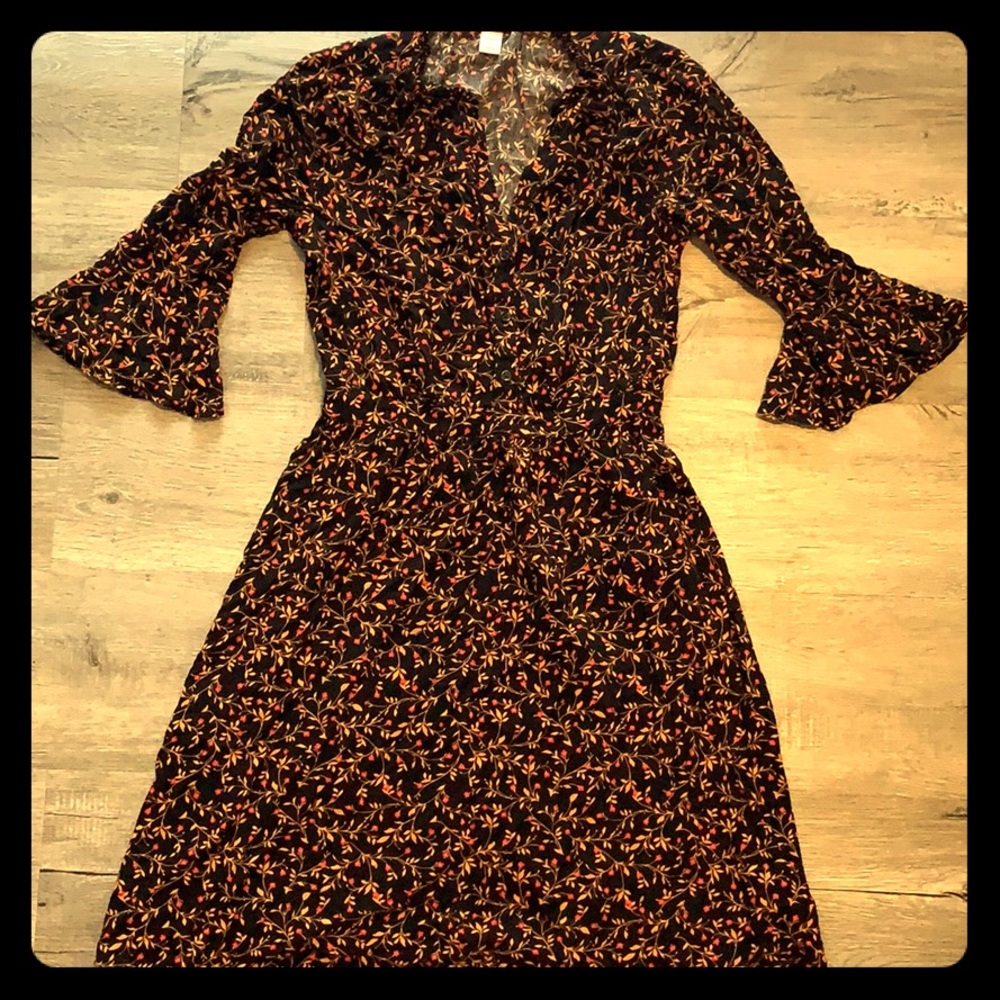 OLD NAVY fit and flare floral dress